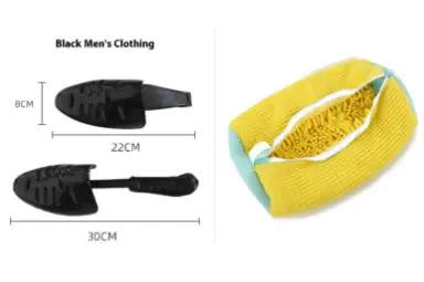 Premium Reusable Shoe Wash Bag for Washing Machine – Zippered Sneaker & Tennis Shoe Laundry Protector (39x19CM)